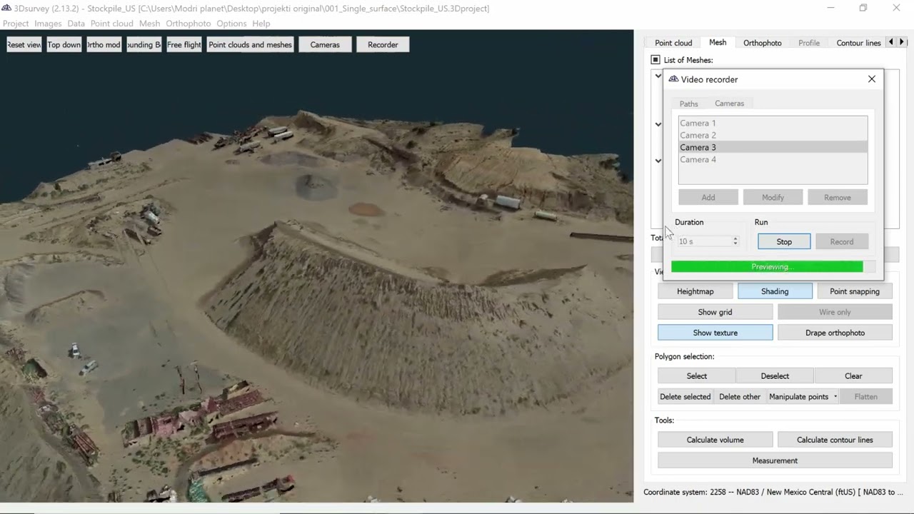 How to use video recorder tool in 3Dsurvey