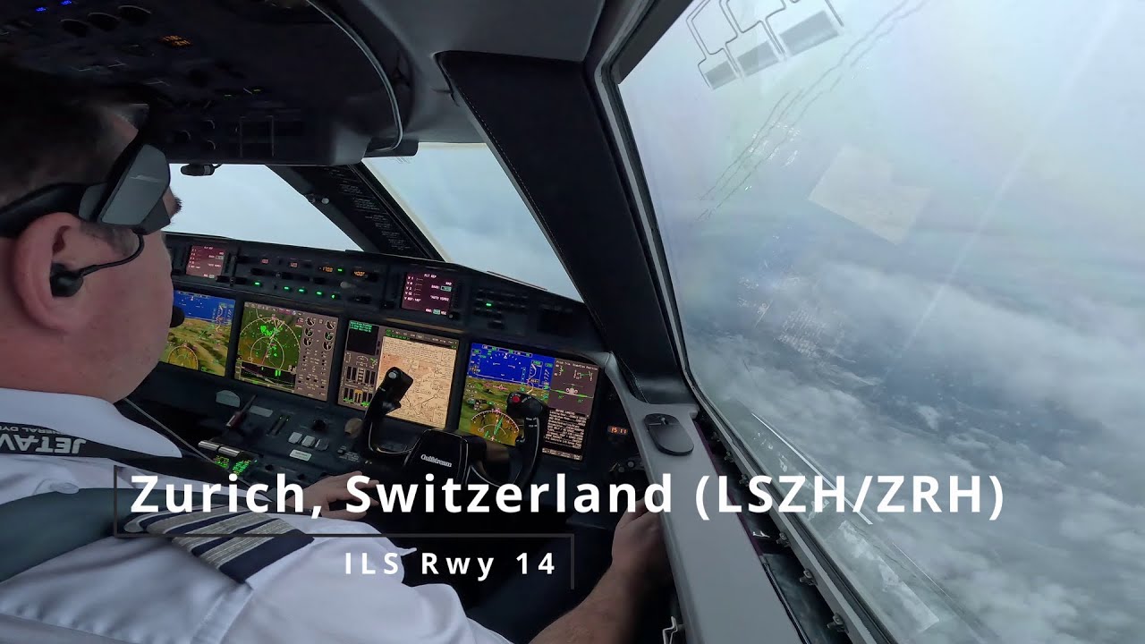 Landing Zurich, Switzerland (LSZH/ZRH) - Gulfstream G650