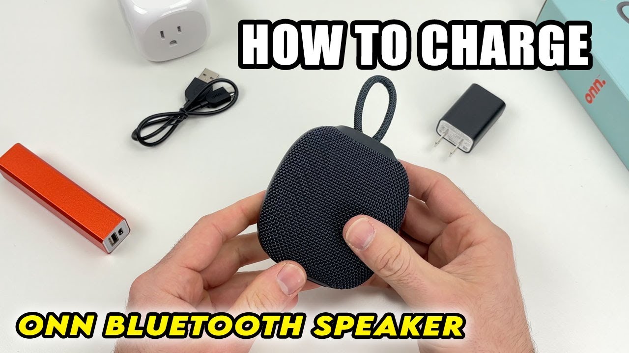 How to Charge Your Onn Bluetooth Speaker (many ways)