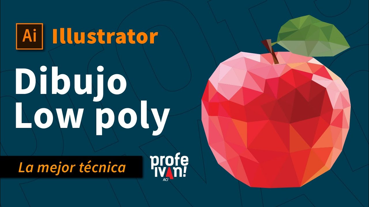 Dibujo low poly en Illustrator - Bien explicado