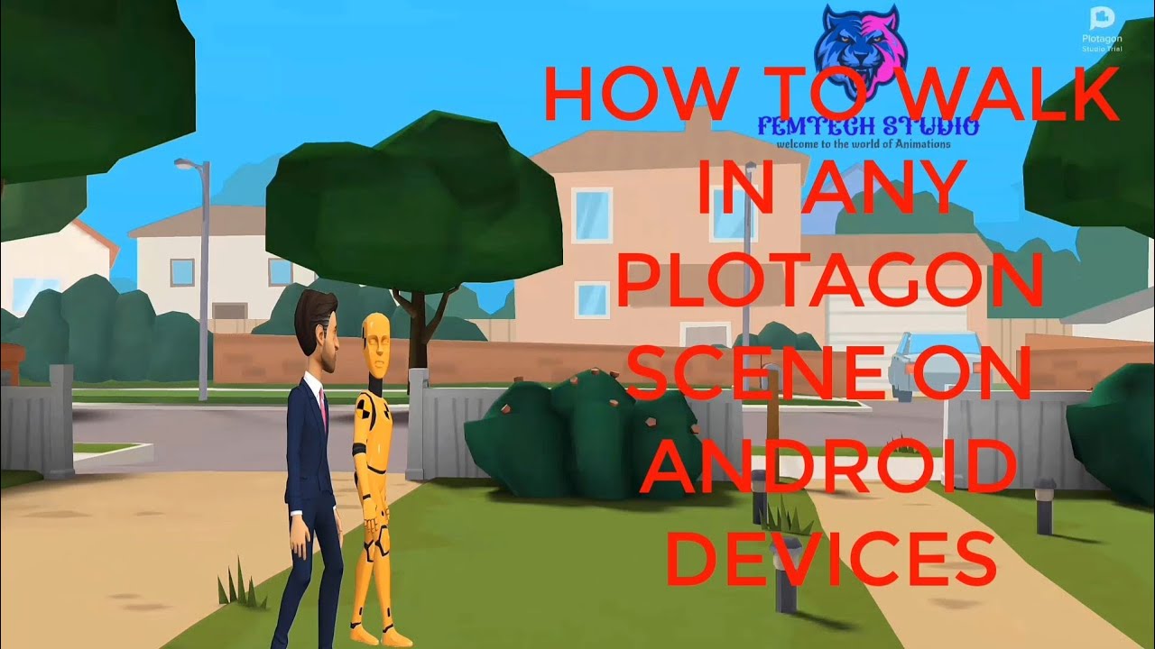 How to walk in any Plotagon Scene on Android || Animation 2021.
