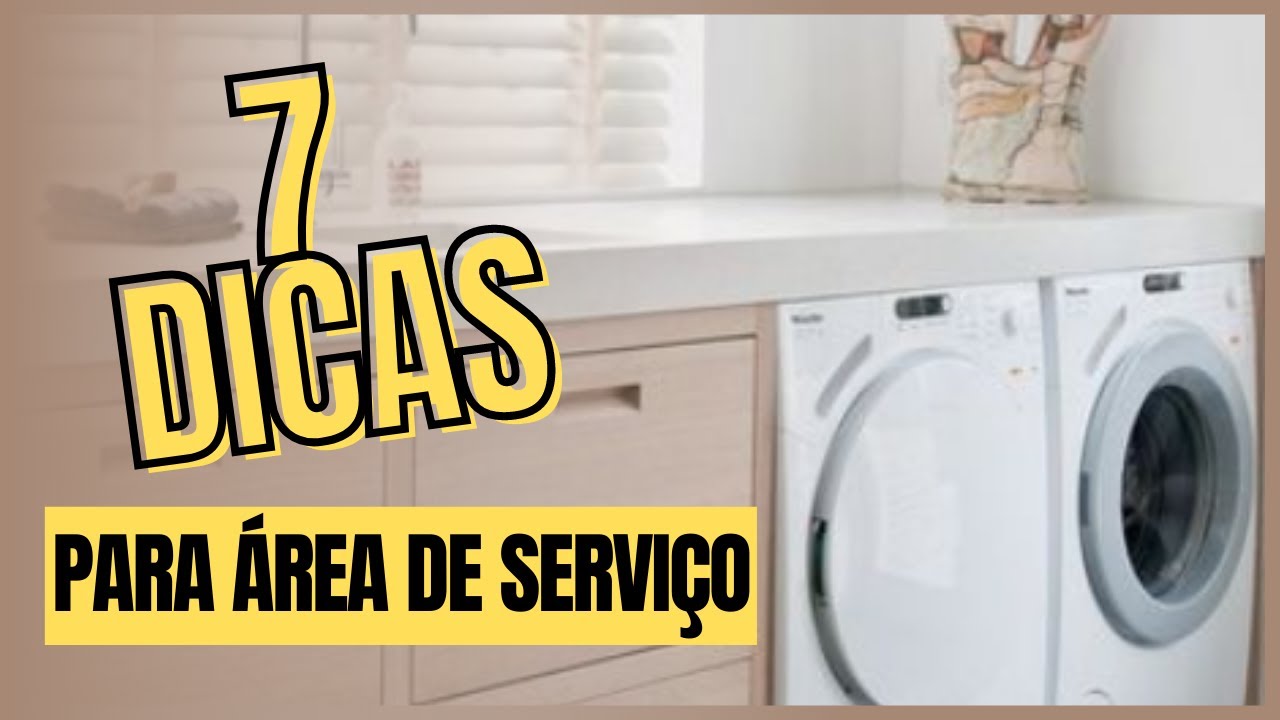 7 passos para uma área de serviço organizada e funcional