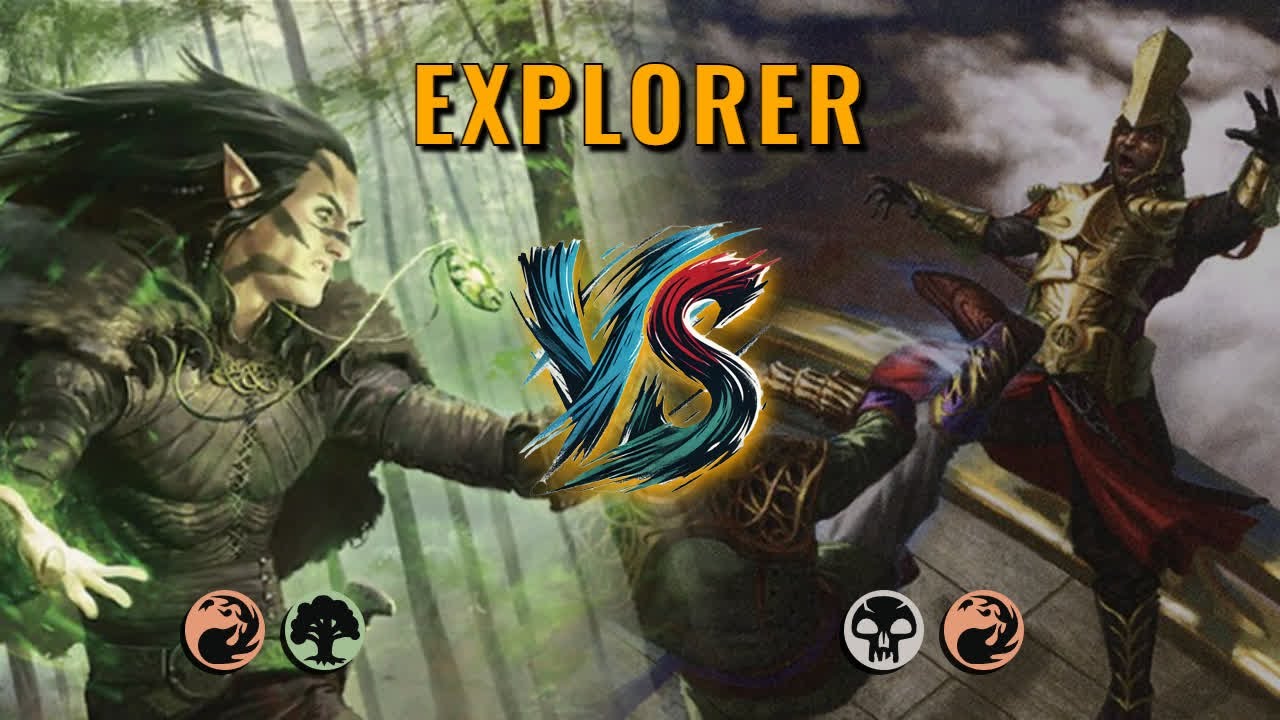 MTG Explorer - Gruul Aggro by CunicoliGoblin VS Rakdos Midrange by Yxian