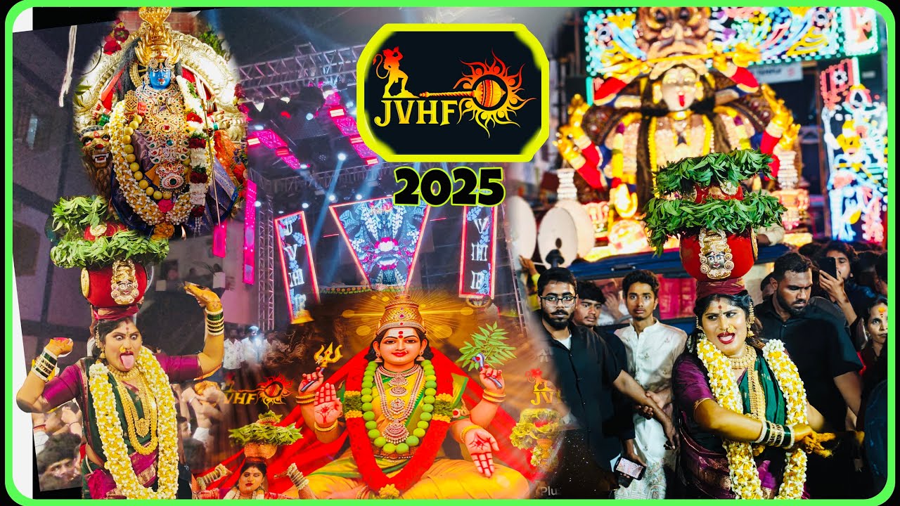 JVHF Safil Maisamma  #bonalu #2025 | Palaharam Bandi Biggest Procession | Hyderabad Big Celebration