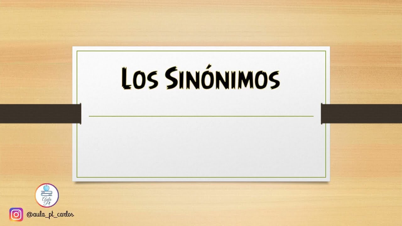 Juego sinónimos