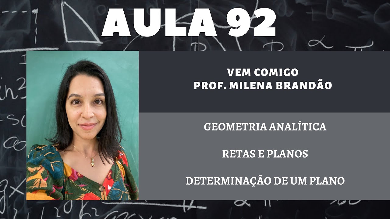Determinação de um plano