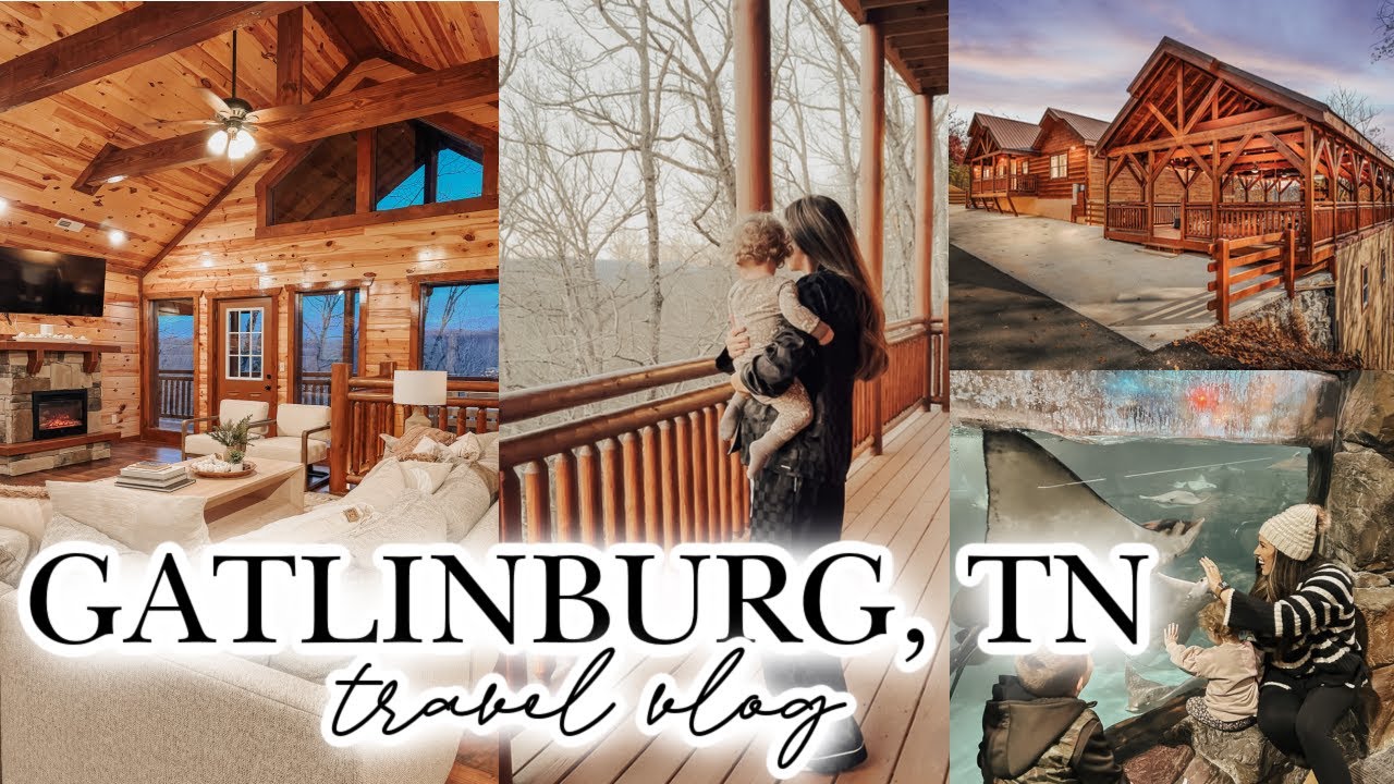 SMOKY MOUNTAINS ROADTRIP | mountain home tour & exploring Gatlinburg, TN 🗻