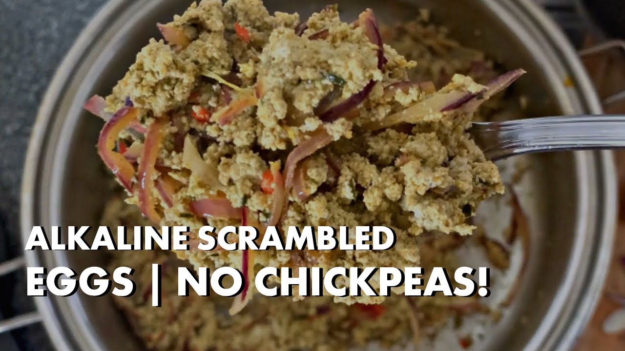 HOW TO MAKE AN ALKALINE SCRAMBLED EGG ALTERNATIVE | NO CHICKPEAS!