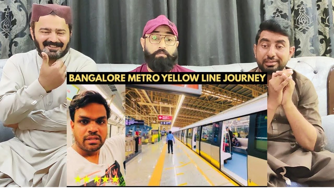 Bengaluru Metro Yellow Line FIRST Day FIRST RIDE Cost  Namma Metro Yellow Line  #pakistanireaction