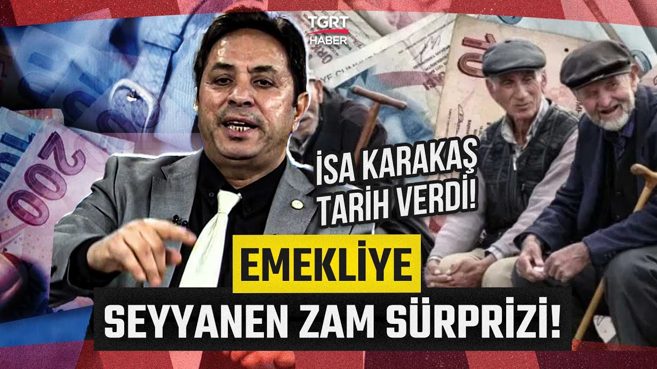 Emekliye Seyyanen Zam ve İkramiye Sürprizi! İsa Karakaş Canlı Yayında Kulisleri Paylaştı- TGRT Haber