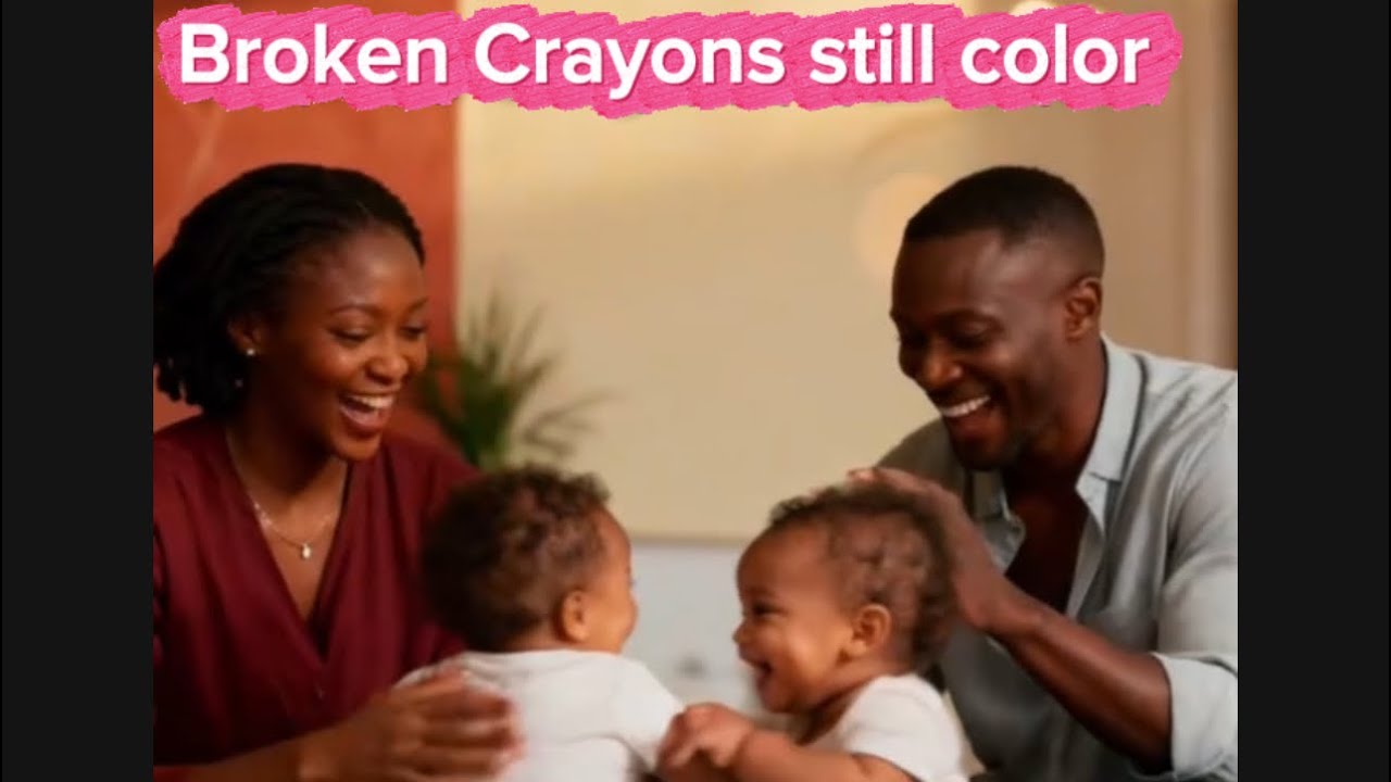 Broken crayons still color