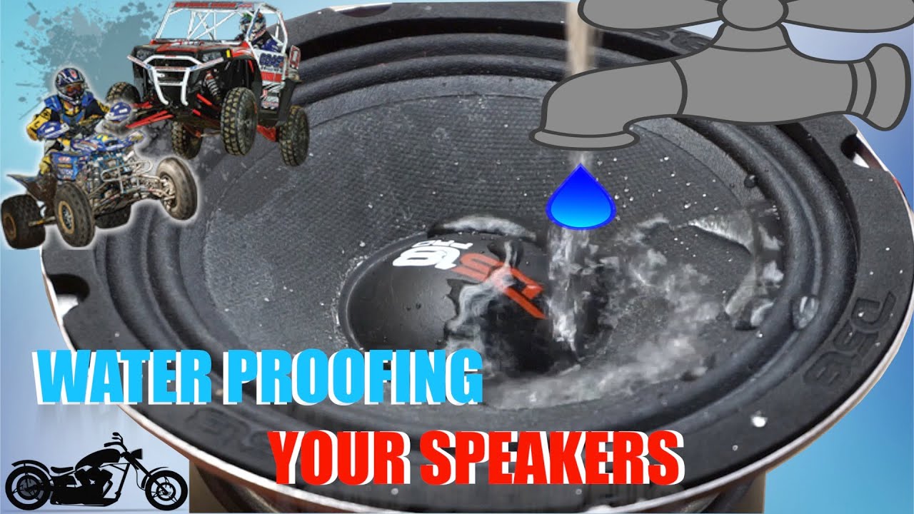 DS18 PRESENTS THE D.I.Y. WAY TO  WATER PROOFING YOUR SPEAKER !