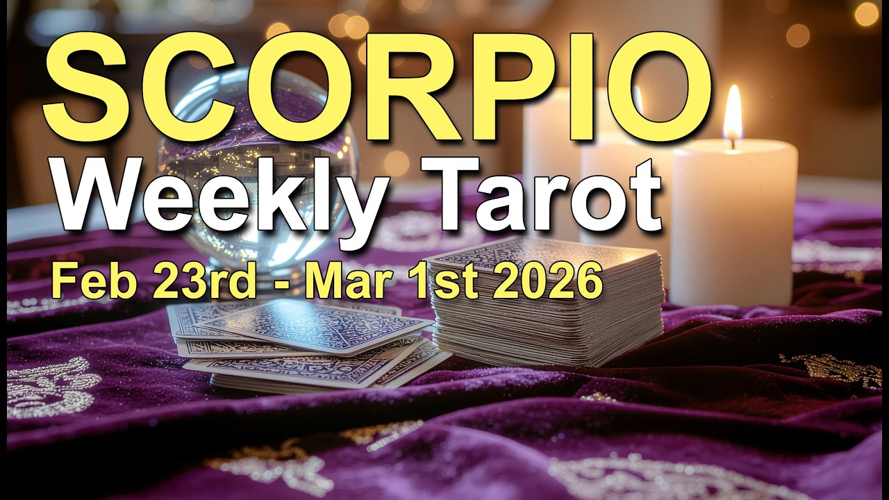 SCORPIO Weekly Tarot ‘SUCCESS IS YOURS!’ Intuitive Spiritual Guidance Feb 23 - Mar 1 2026 ✨