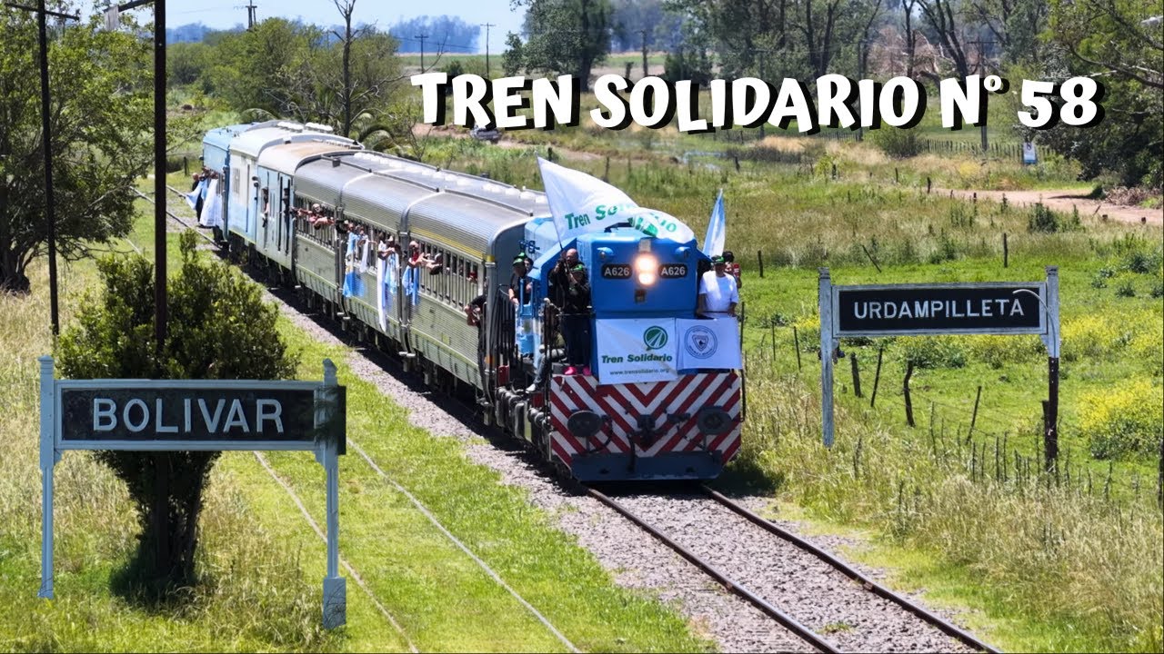 Tren Solidario 58 a Bolivar y Urdampilleta
