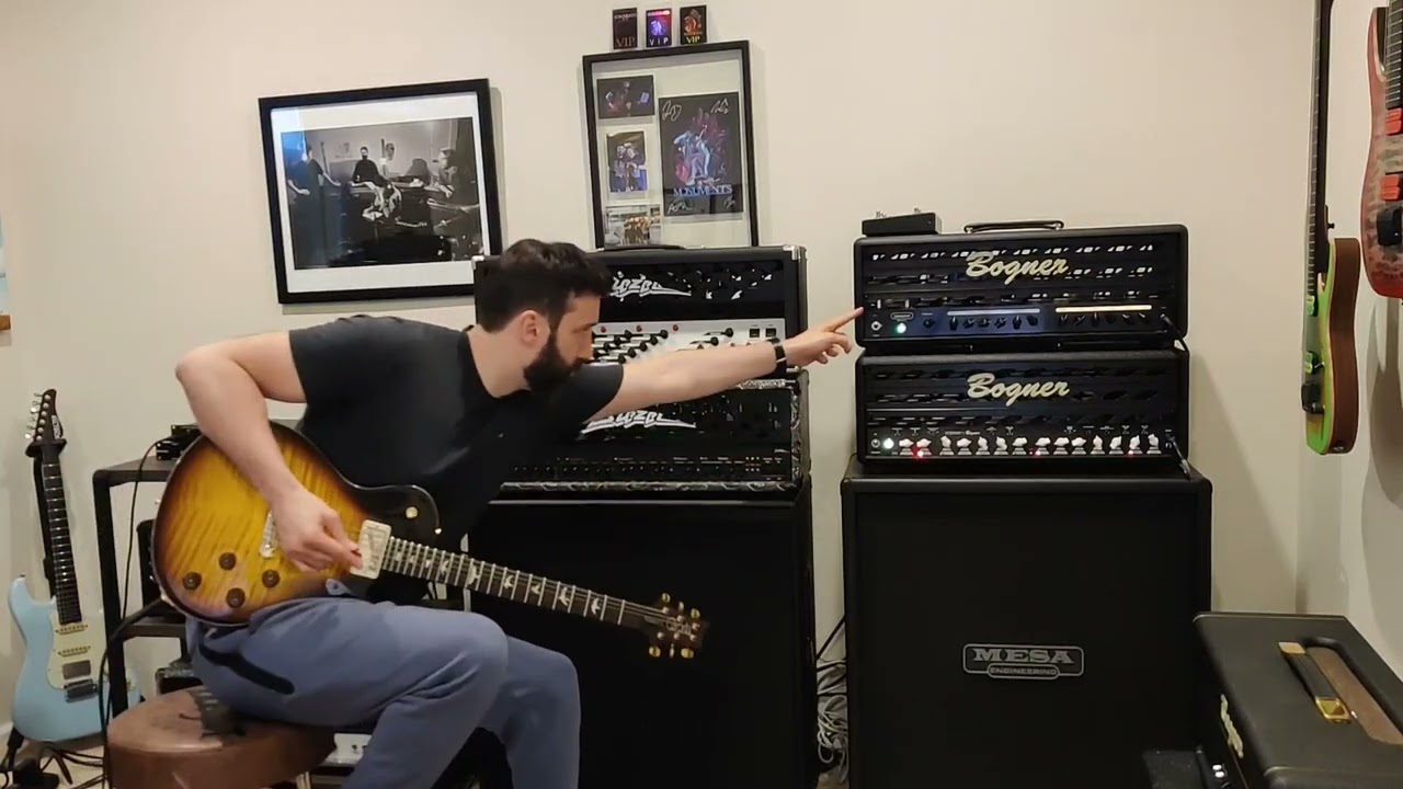 Bogner Uberschall Rev Green vs. Bogner Ecstasy 101b Drop C# and Omega 412