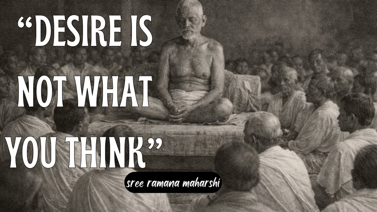 The Truth About Physical Desire — As Revealed by Ramana Maharshi|| #motivation #ramanamaharshi
