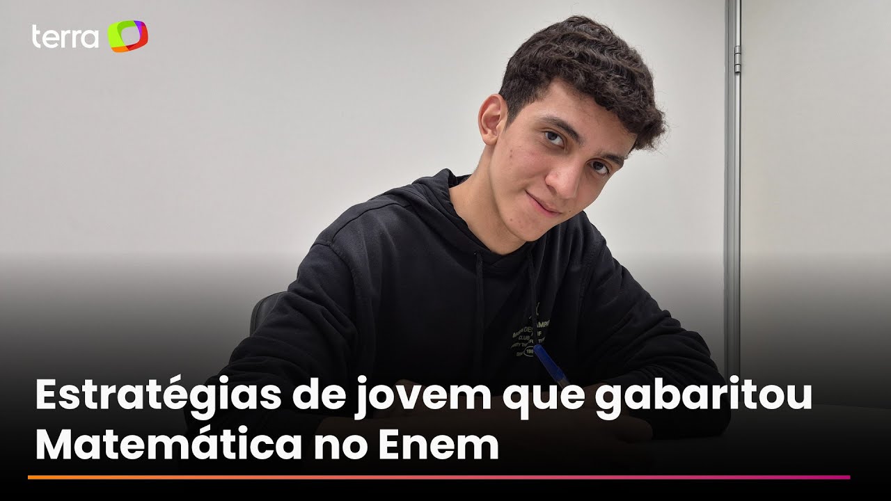 Jovem que gabaritou matem&aacute;tica no Enem d&aacute; dicas e revela estrat&eacute;gias para conseguir de novo