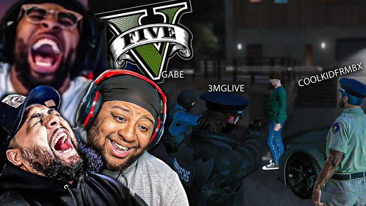 We Became Crooked Cops In GTA RP LMAO Ft. @coolkidfrmbx  @Gabe9431