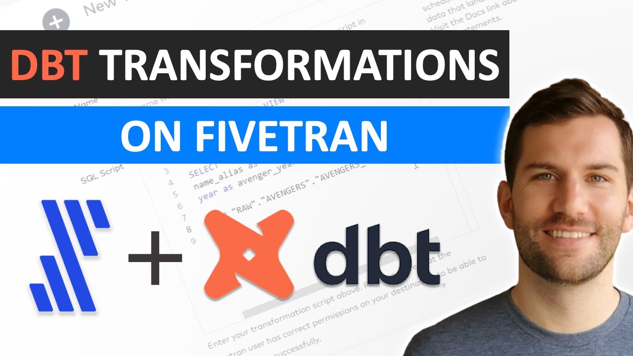 Как использовать dbt (инструмент для построения данных) на Fivetran!
