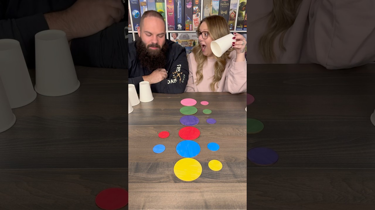 Match All Your Colors To Win This DIY Game!! #boardgames #gamenight #couple #fun
