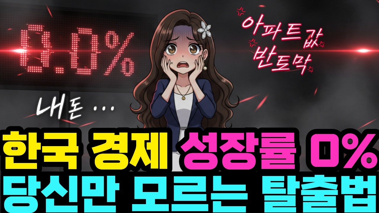 내 아파트값, 연금 다 날아간다? 2040년 '0% 성장' 확정이 가져올 재앙!