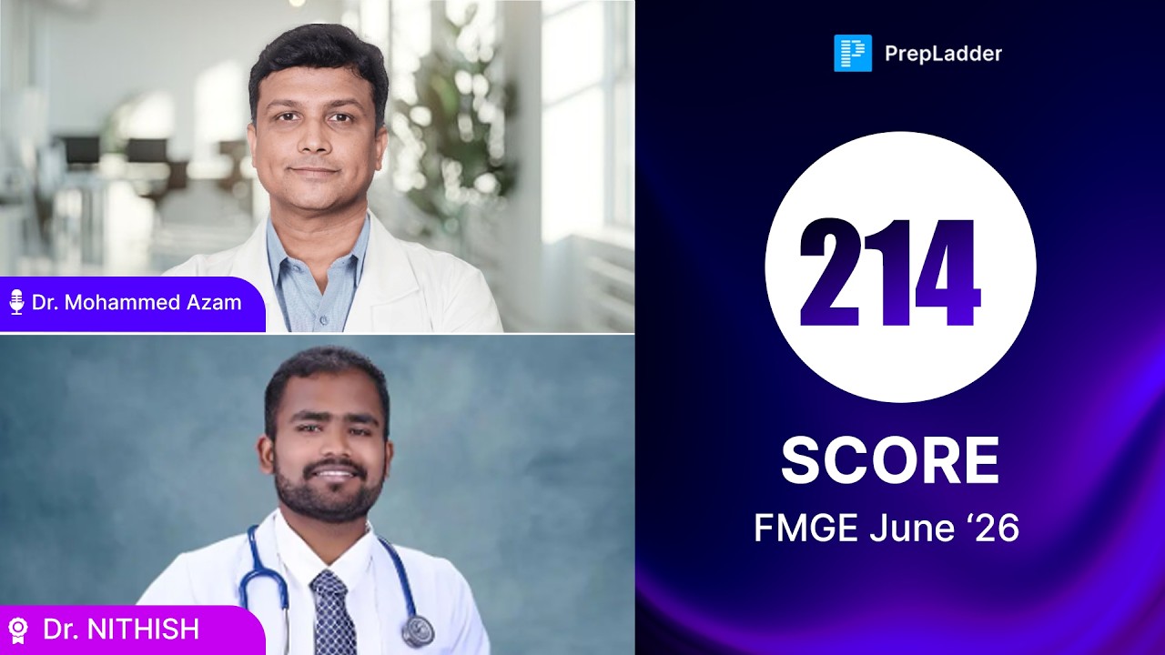 FMGE June 2026 | 214 Scorer LIVE | Dr. NITHISH BHARGAV REDDY with Dr. Azam