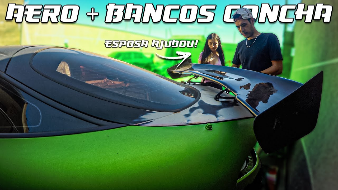 INSTALAMOS AEROWING E BANCOS CONCHA RECARO NA ECLIPSE !