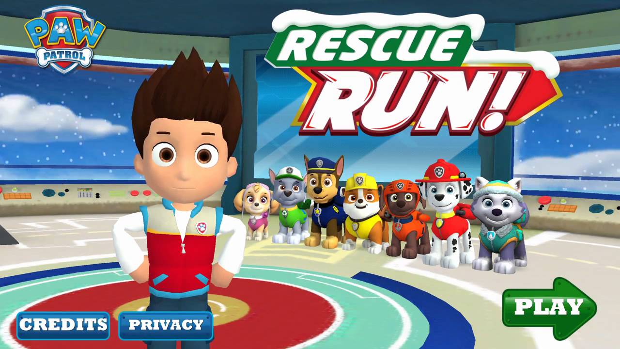 PAW Patrol Rescue Run Everest 4K Down Town