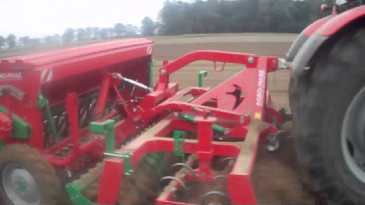Siew 2014 Zetor Proxima Power 95 oraz zestaw uprawowo-siewny Agro-Masz