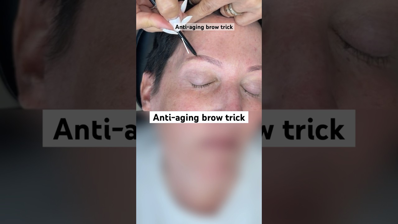 Anti-aging #brows trick #browexpert #browshaping #eyebrows #beauty #browtips #makeup #shorts