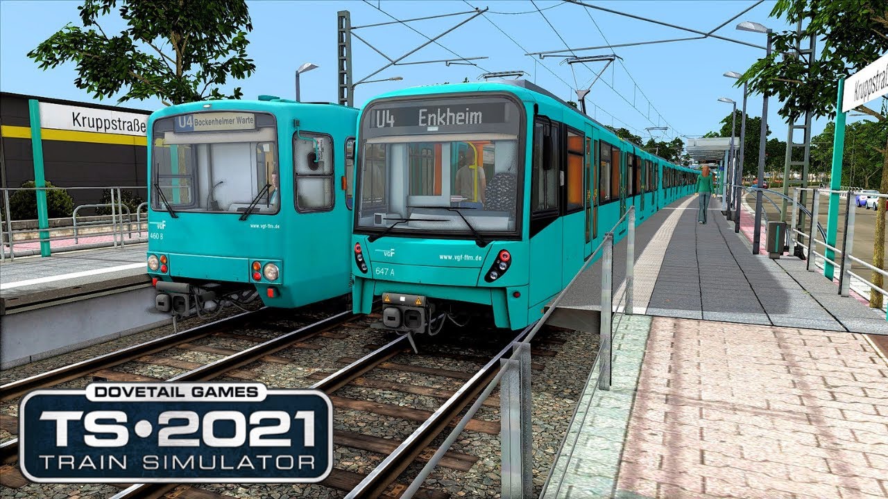 Mit den U3 Wagen auf der U4 | U Bahn Frankfurt V2 | TS 2021