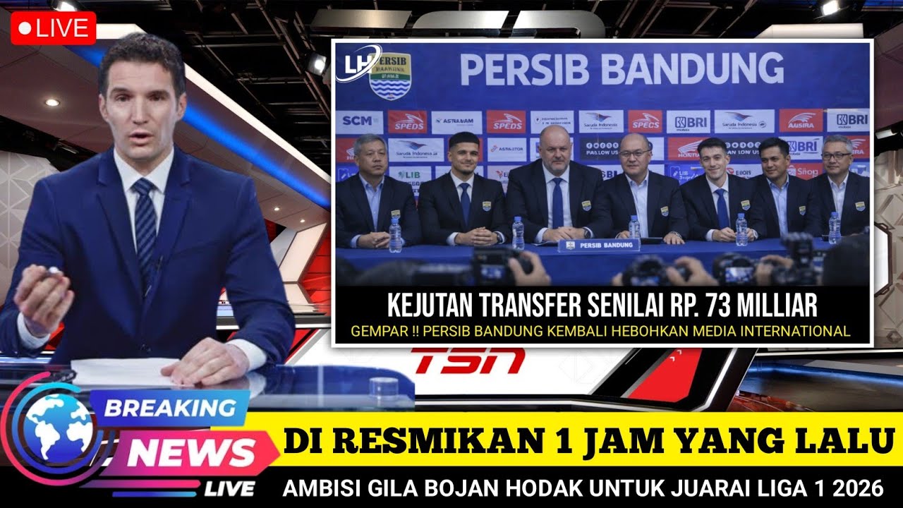 🚨BREAKING NEWS! PRESS CONFERENS PERSIB BANDUNG HARI INI~2 PREDATOR RESMI DI PERKENALKAN~PERSIB JUARA