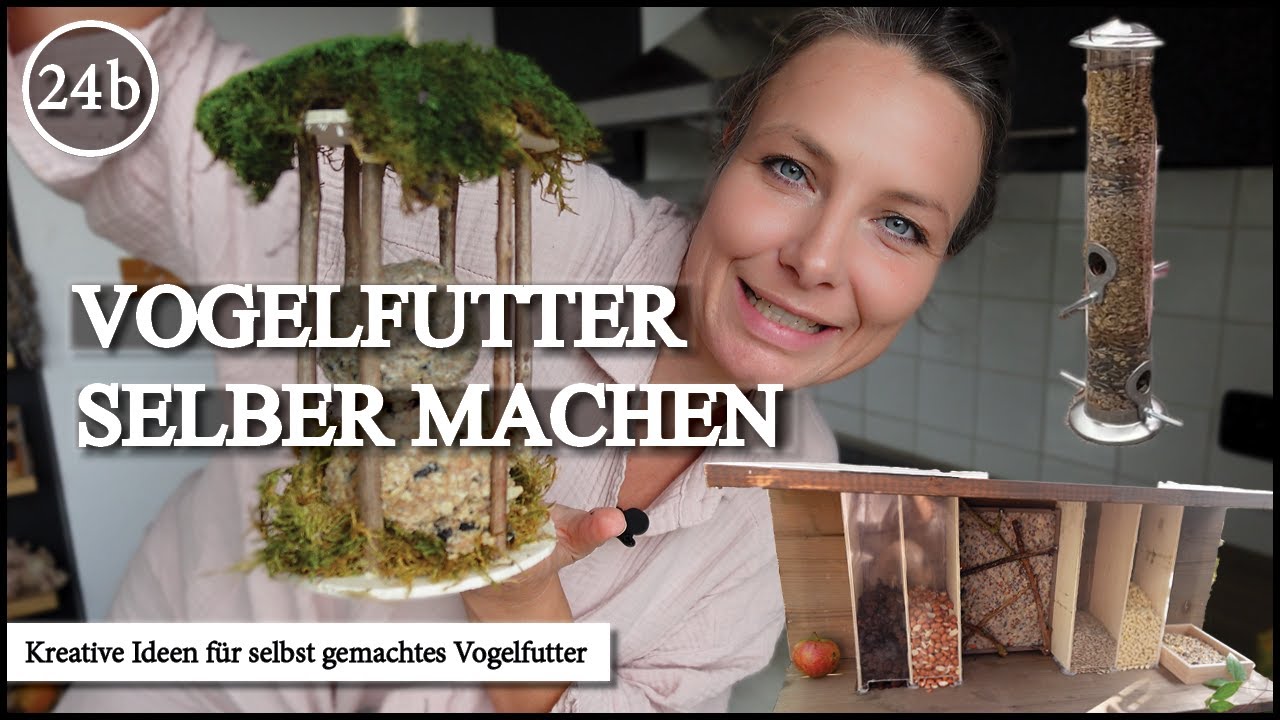 Vogelfutter 🐦‍⬛ selber machen | DIY Futterglocke | Meisenknödel