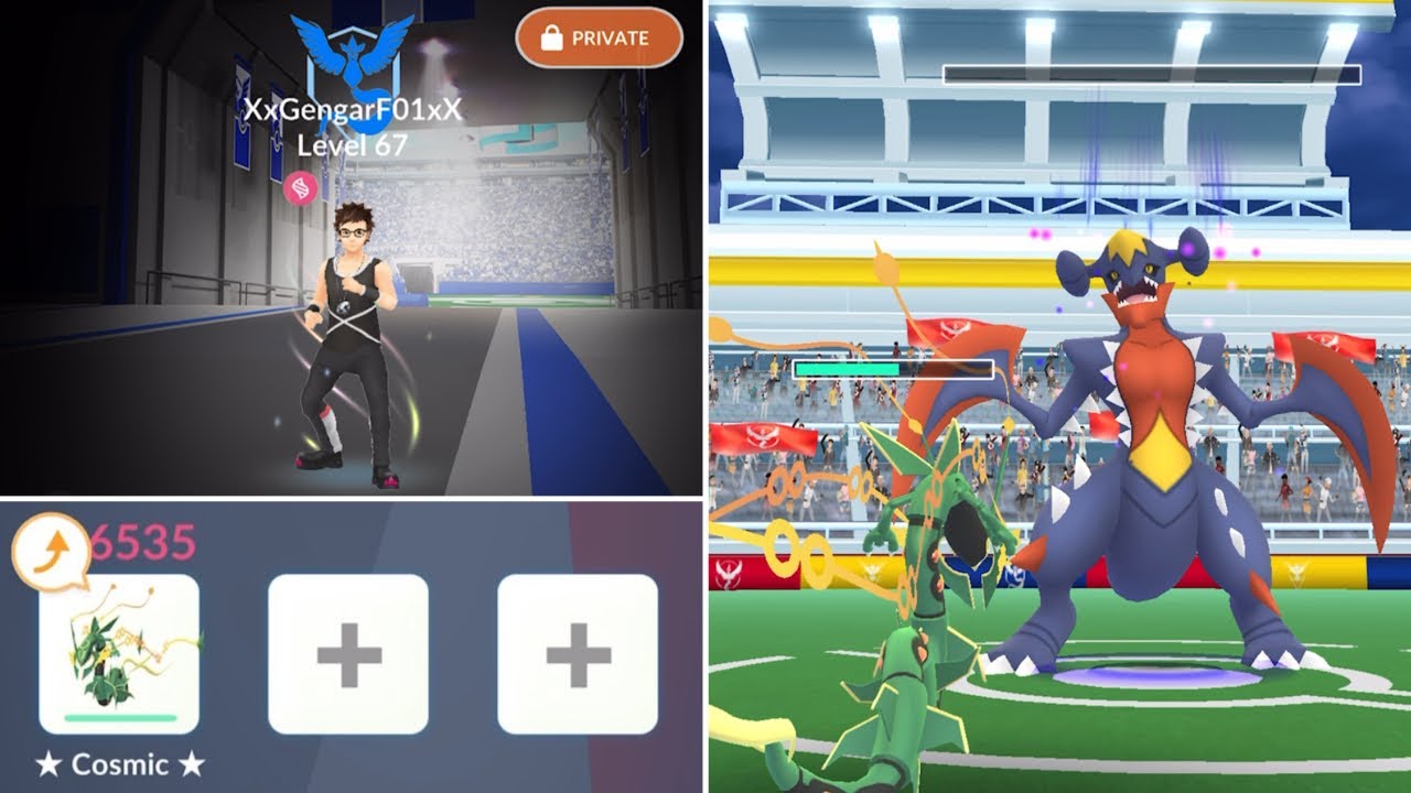 Pok&eacute;mon GO &mdash; Mega Garchomp Raid Solo | No Weather Boost (Friend POV) 