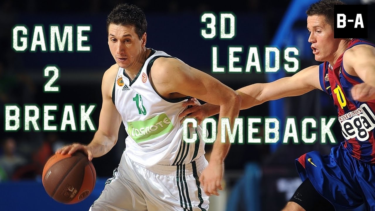 3D and Sato LEAD UNREAL COMEBACK vs Barca | Barcelona - Panathinaikos 71-75 | 2011 Playoffs Game 2