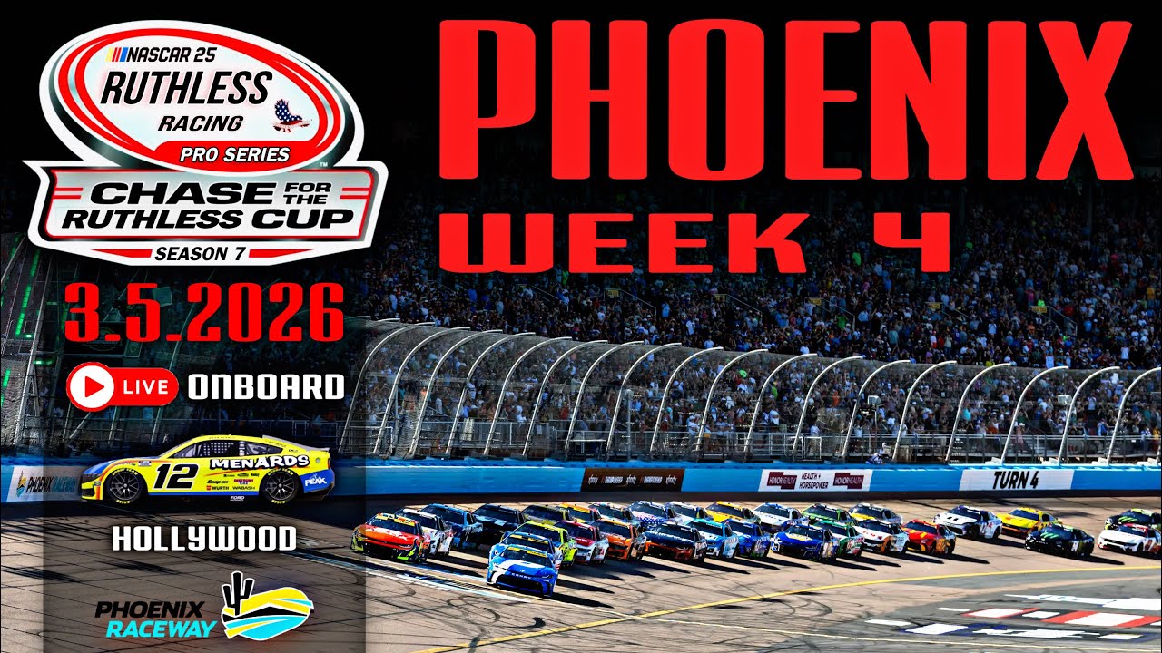 Ruthless Racing's NASCAR 25 Pro Series - Season 7 - Phoenix