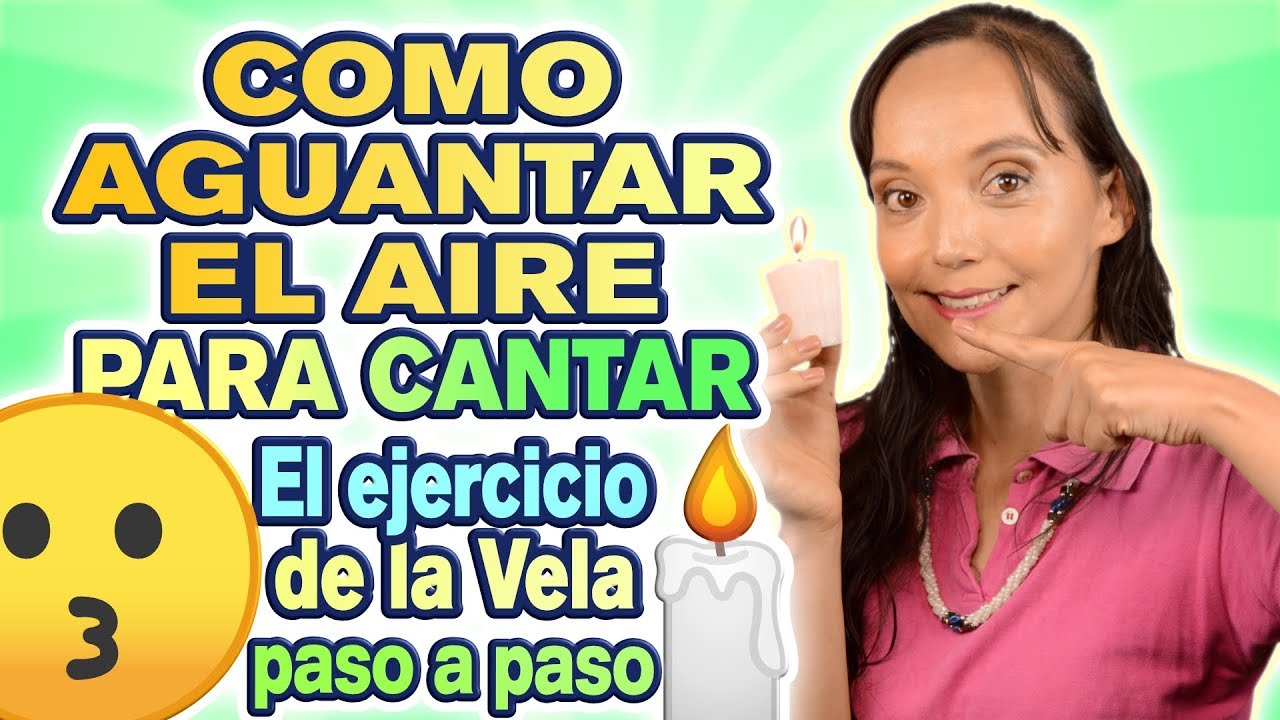 COMO AGUANTAR EL AIRE PARA CANTAR | Truco de la Vela para notas largas | CECI SUAREZ Clases de Canto
