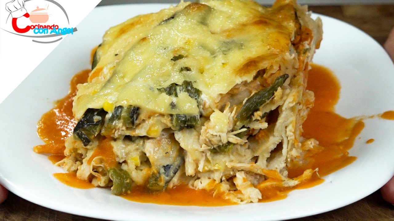 Pastel Azteca SORPRENDENTE Comida Mexicana