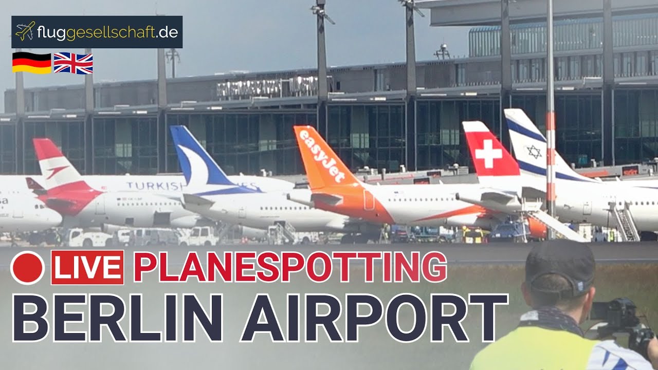 Planespotting LIVE 🐻 Berlin (BER) Airport Germany | Donnerstag 10. April 2025