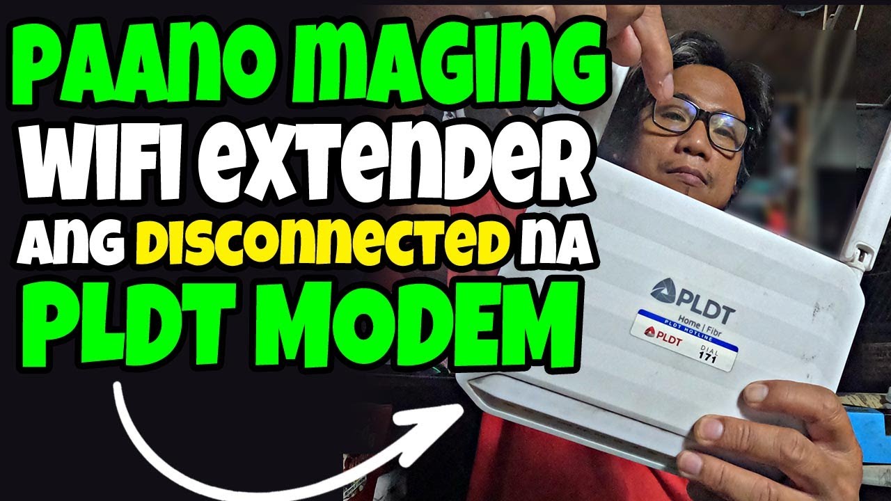 PAANO GAWIN WIFI REPEATER ANG PLDT MODEM NA DISCONNECTED | PLDT ROUTER DEFAULT ADMIN PASSWORD