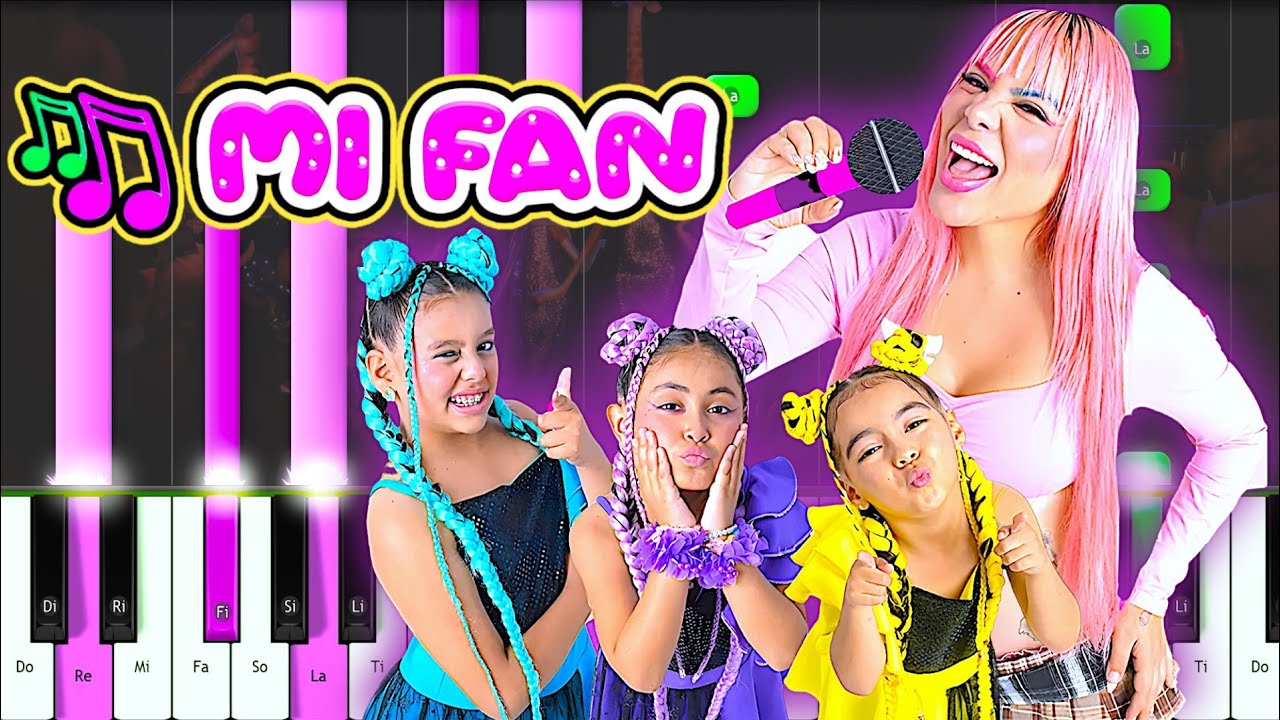 SEÑORITA INFLUENCER & MINI INFLUENCERS - MI FAN 🩷💛🩵💜  - Piano Tutorial