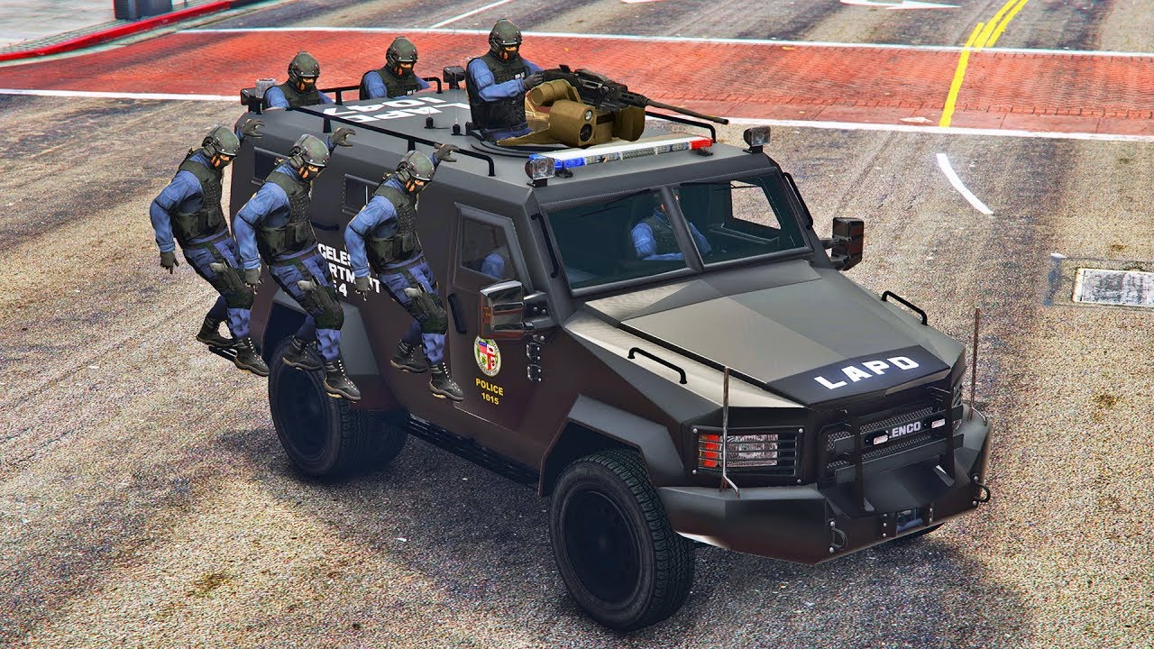 GTA 5 - SEND IN THE SWAT TEAM! LSPDFR Cops Patrol Episode #159 LENCO BEARCAT Mod!