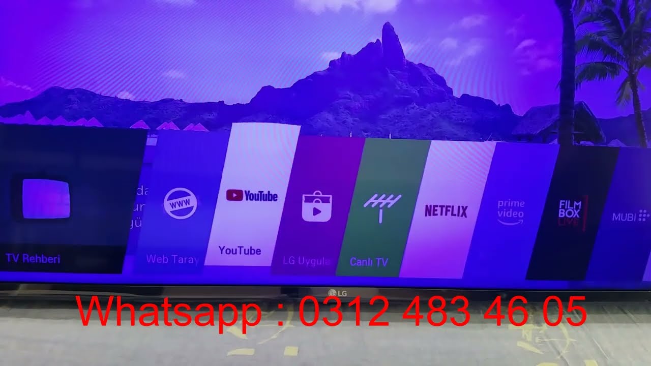 Sizin Led Tv'nizde de Olabilir ! ( Lg 43uj630v Mavi Görüntü )