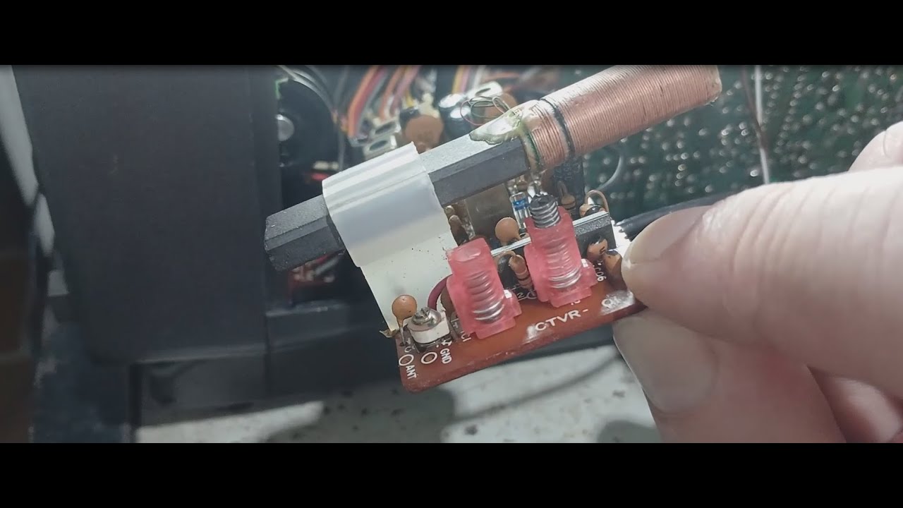 modificado rádio sintonia feita por diodo varicap FM para VHF