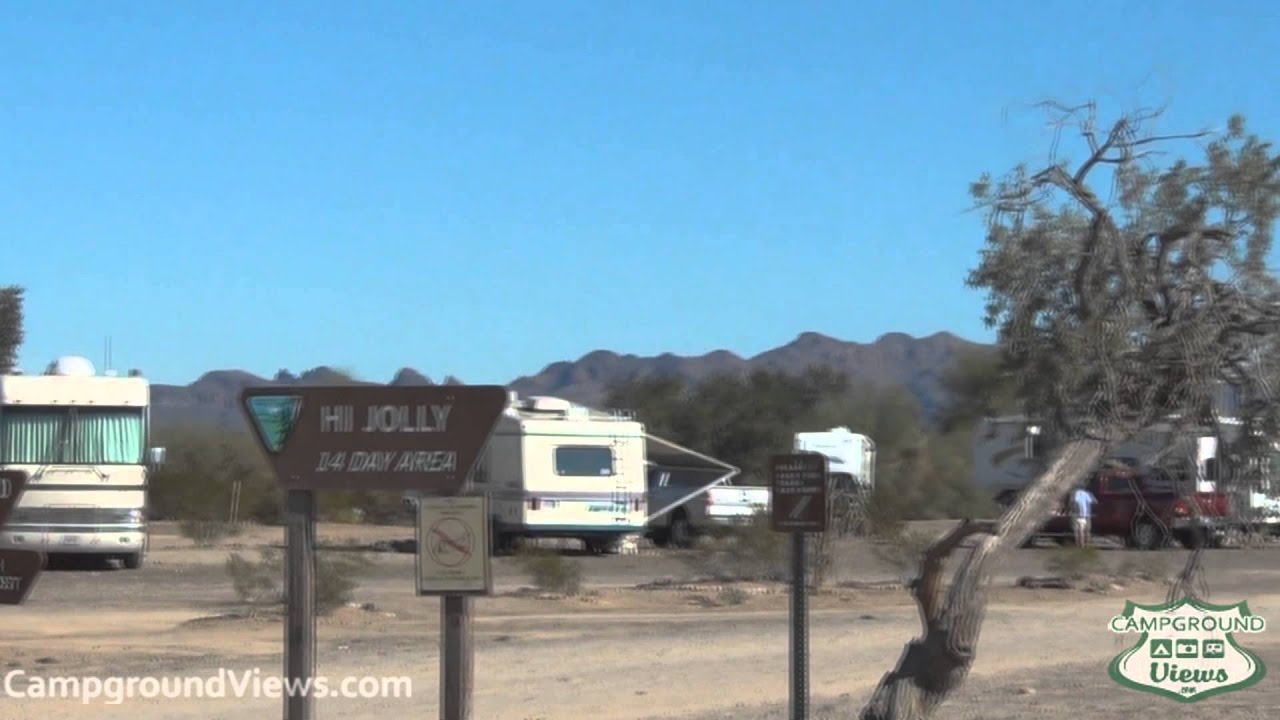 CampgroundViews.com - Hi Jolly 14-Day Camping Area BLM Quartzsite Arizona AZ