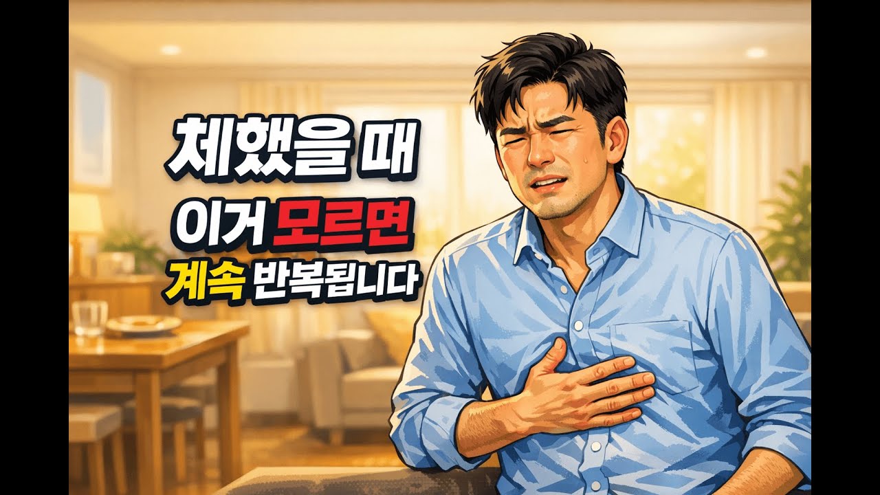 체했을 때 절대 그냥 넘기지 마세요｜증상·원인·손지압·음식까지 한 번에 정리