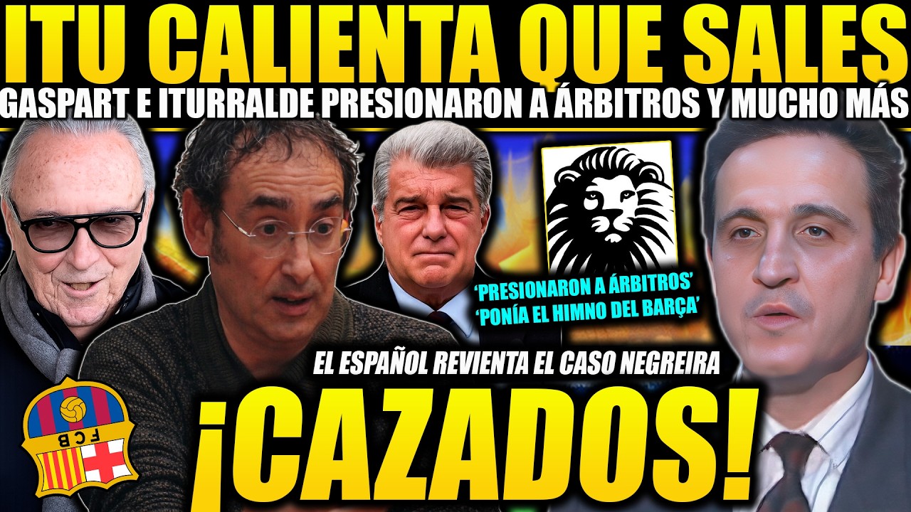 ITURRALDE Y GASPART PRESIONARON A ÁRBITROS PARA QUE NEGREIRA FUERA VICEPRESIDENTE ¡BOMBAZO!