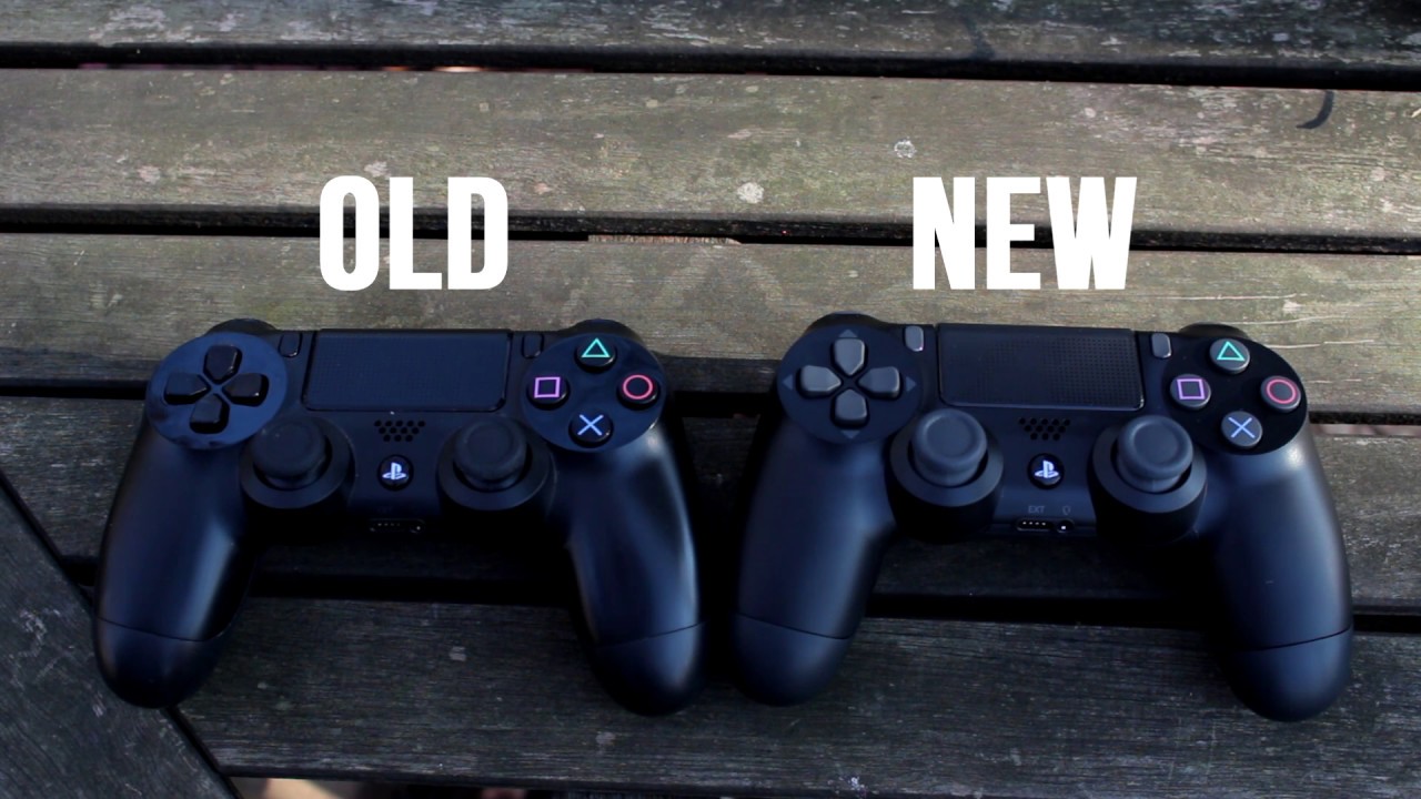 OLD PS4 CONTROLLER VS. NEW PS4 CONTROLLER (COMPARISON)