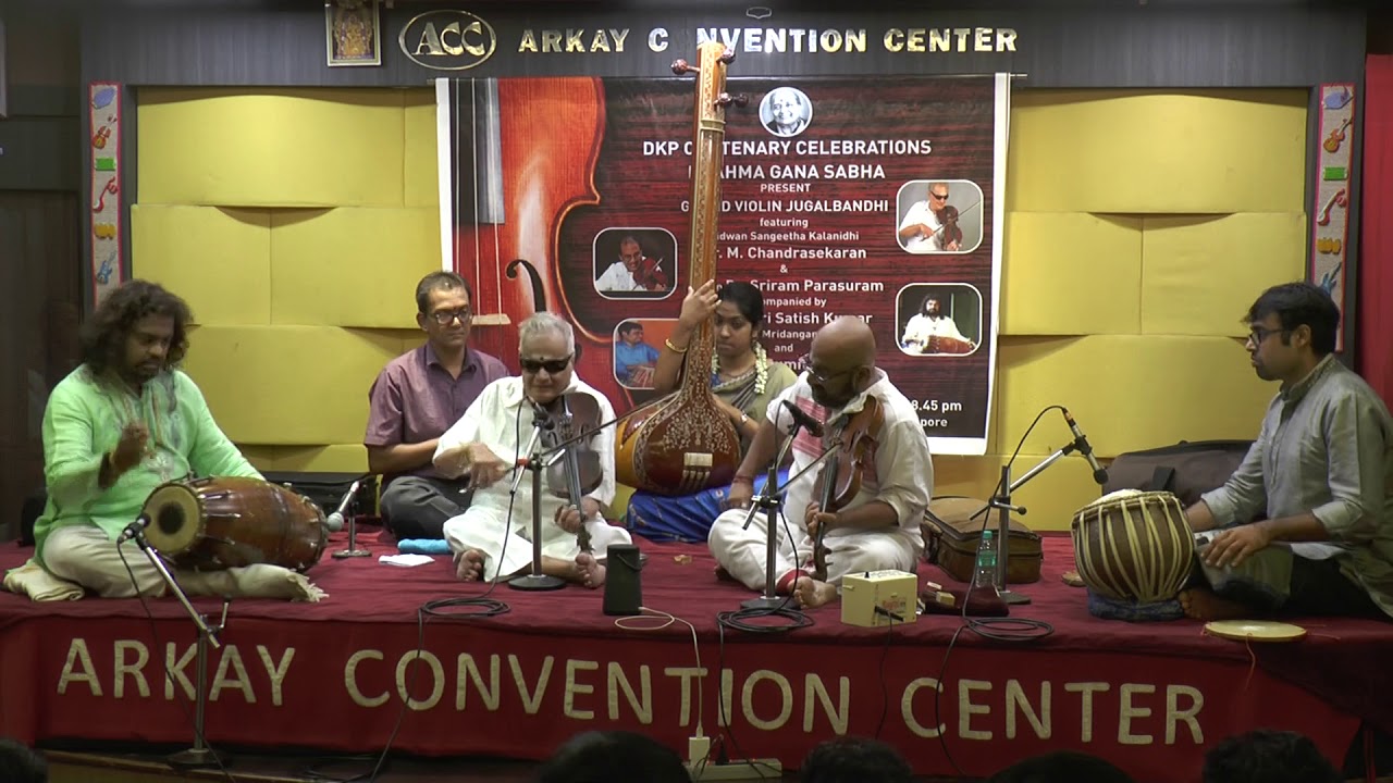 DKP Rememberence Day-Dr. M. Chandrashekaran and  Dr. Sriram Parasuram Violin Jugulbhandi 01