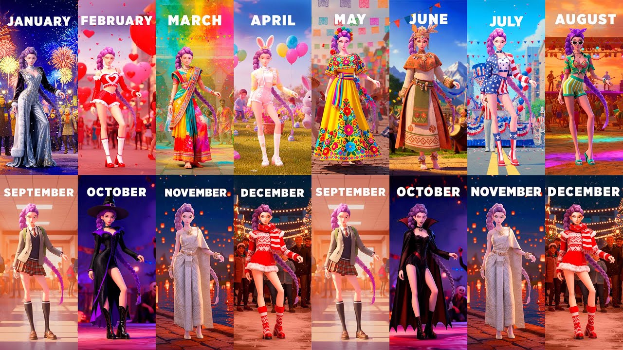 golden in different months [full year]